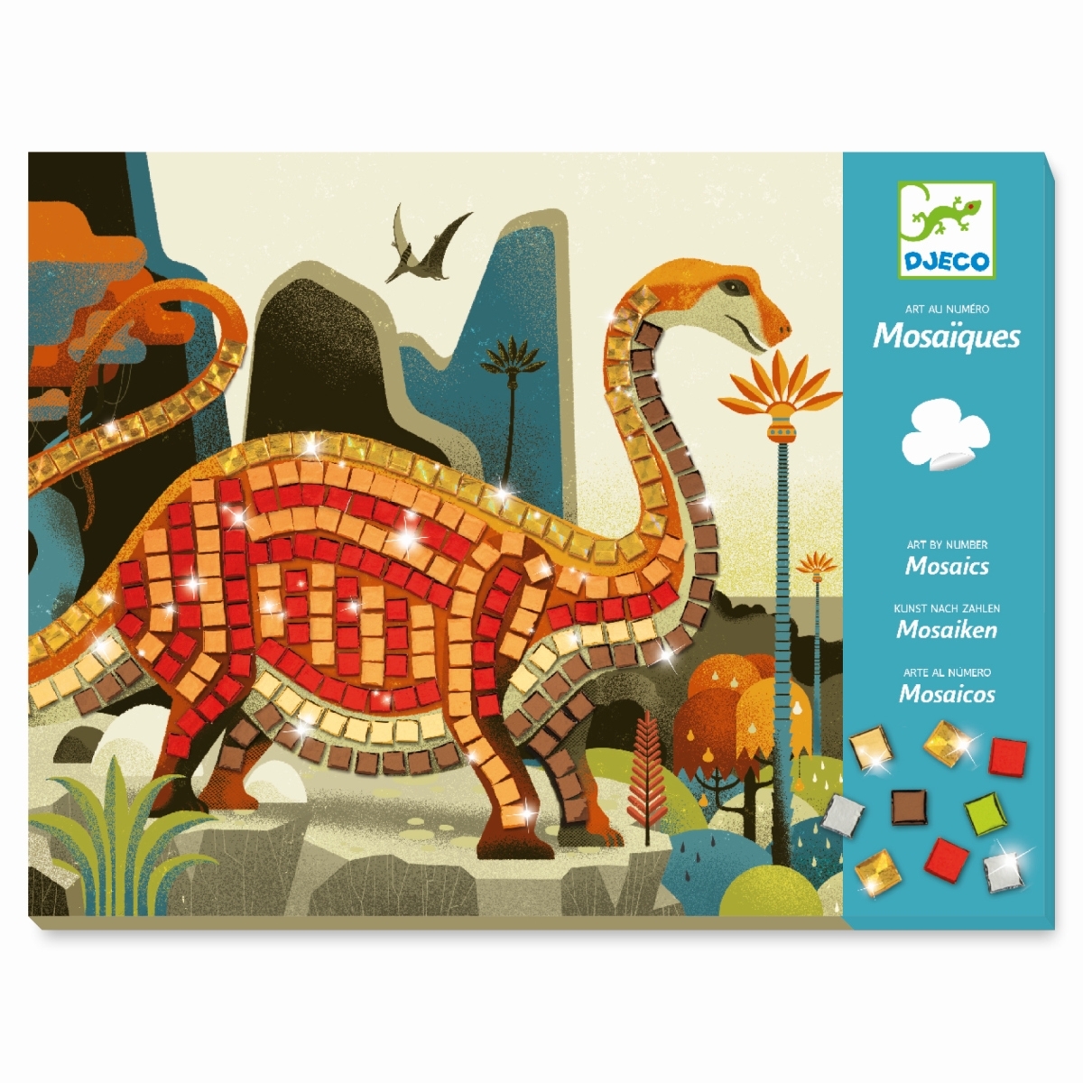 Penová mozaika – Dinosaury